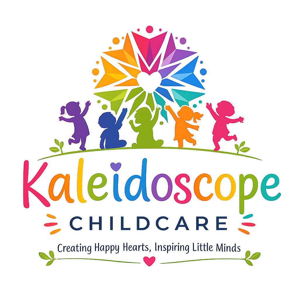 Children playing and laughing at Kaleidoscope Childcare Center