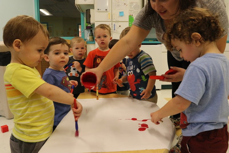 Children engaged in play-based learning at Kaleidoscope