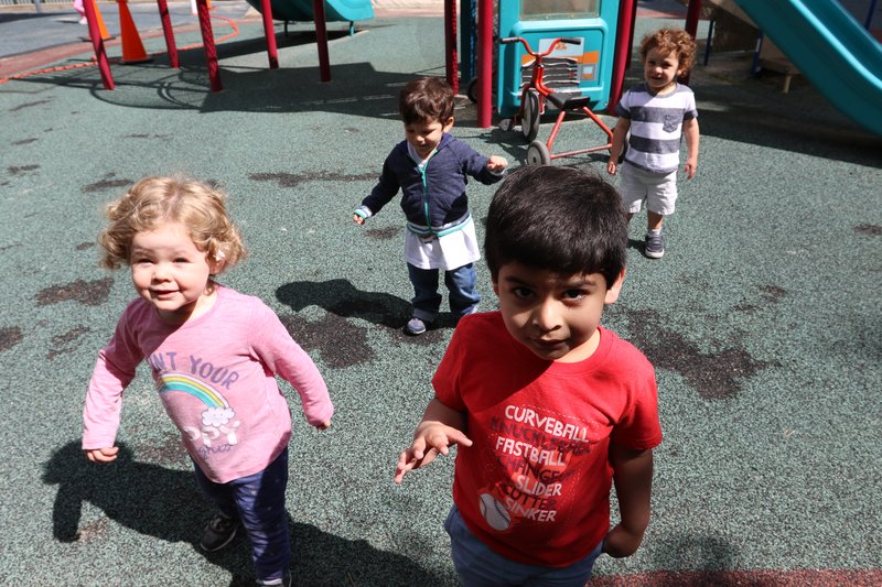 Toddlers exploring at Kaleidoscope Childcare Center